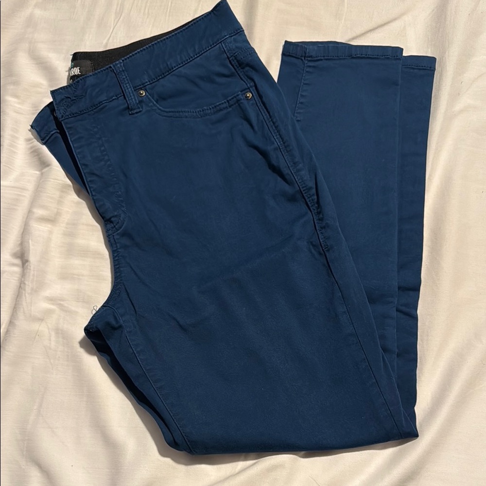 LuLaRoe pacific blue skinny denim pants